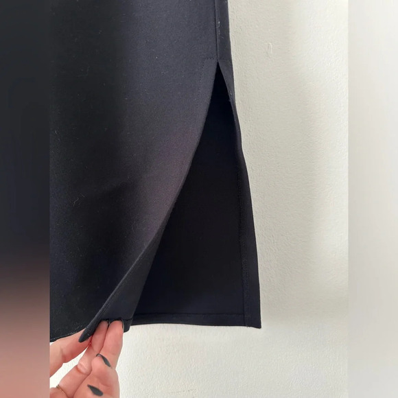 Halogen Black Slit Midi Pencil Skirt - Picture 2 of 7
